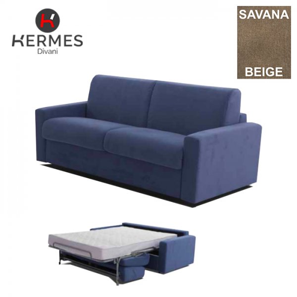 3 SEATER SOFA BED SAVANA BEIGE (IRON)