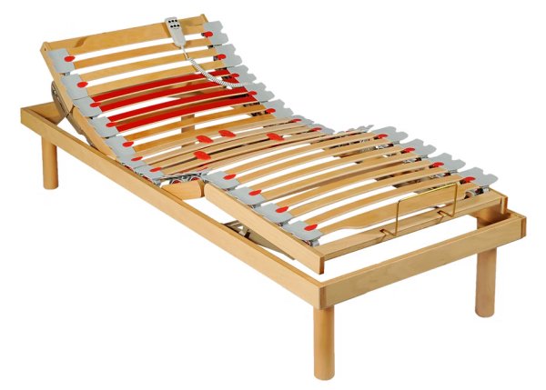 D20 MOTORISED WOODEN BED 80x190cm