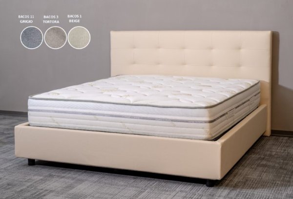 D25 160x190 STORAGE BED ROMANTIC BACOS 0001 BEIGE