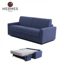 IRON 3 SEATER SOFABED MAIA 11 OCEAN BLUE CATE